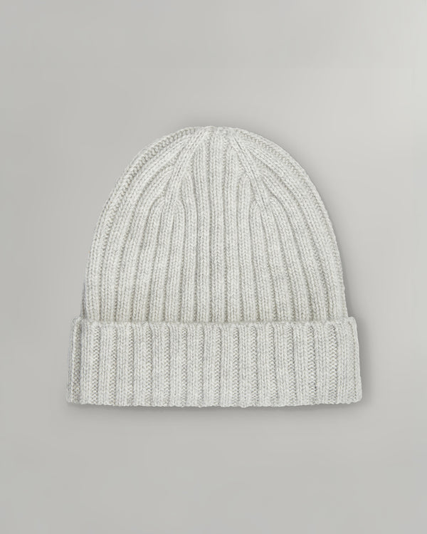 TWP Light heather grey Cashmere Beanie view 1