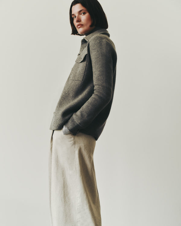 TWP Medium heather grey Theo Jacket in Italian Cashmere view 2