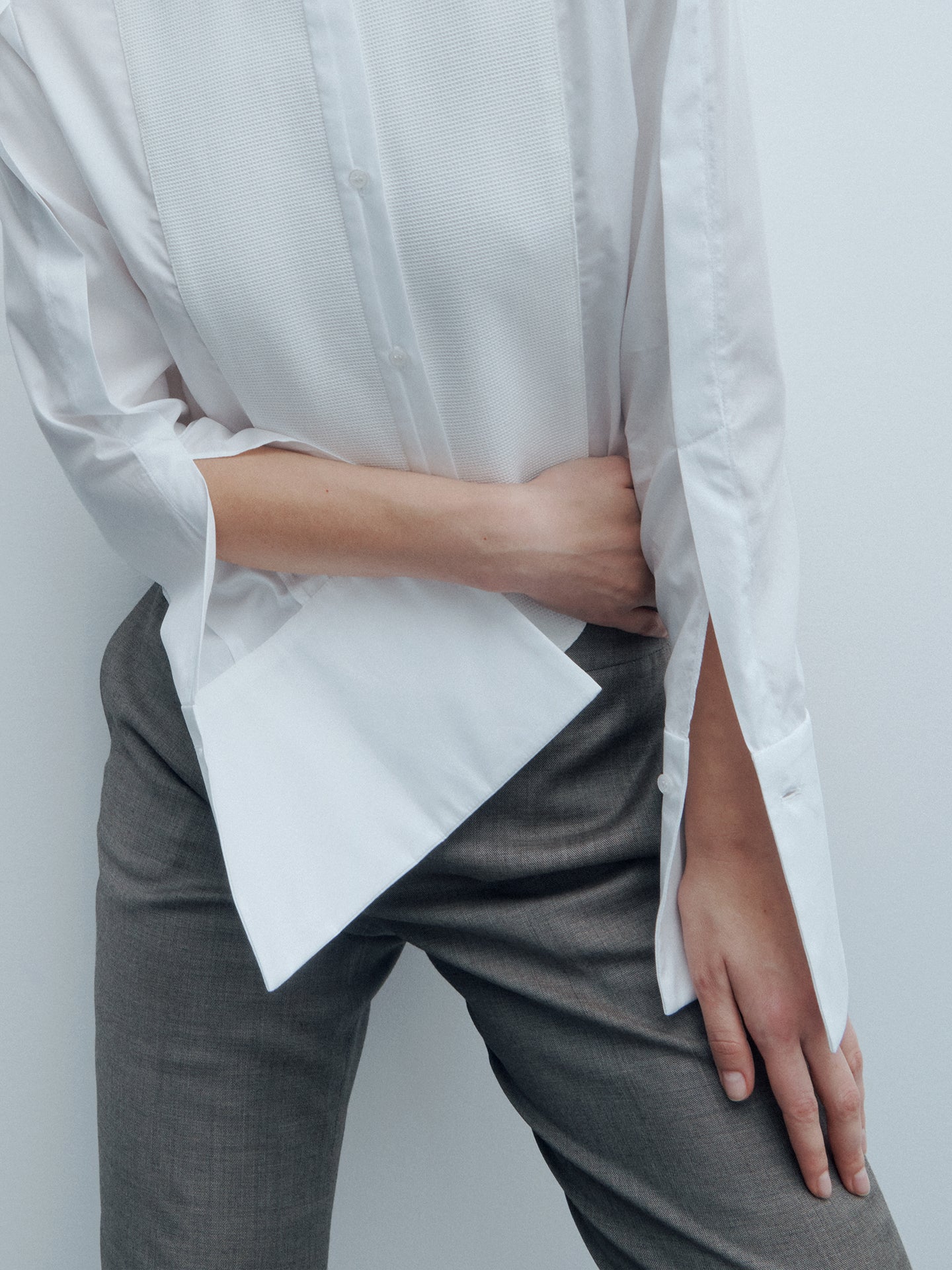 White Smith Tux Shirt in Superfine Cotton | TWP