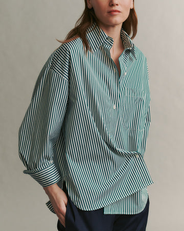 Earl Shirt in Downing Awning Stripe