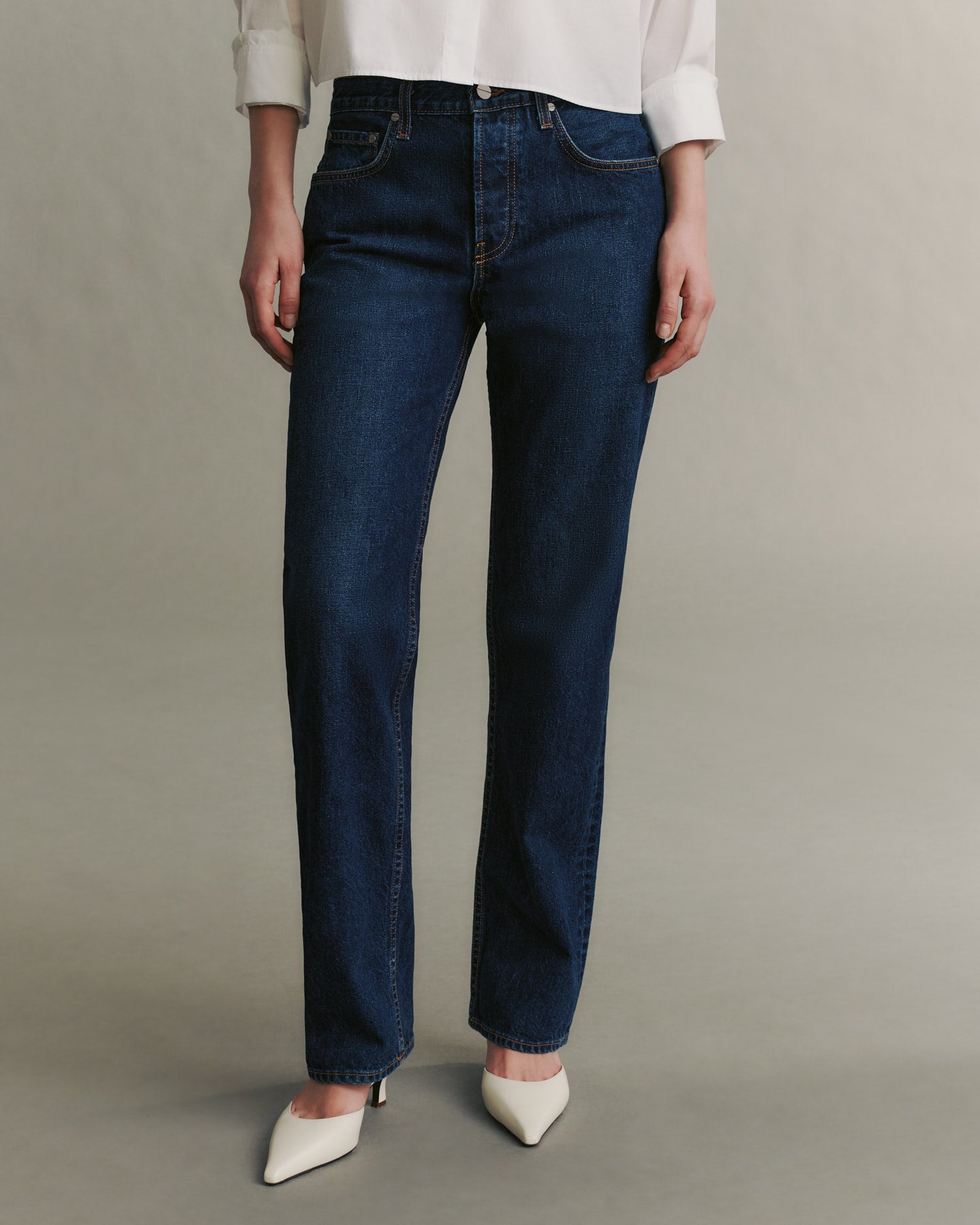 TWP Dark wash Soda Pop Jean in Dark Wash Denim view 2