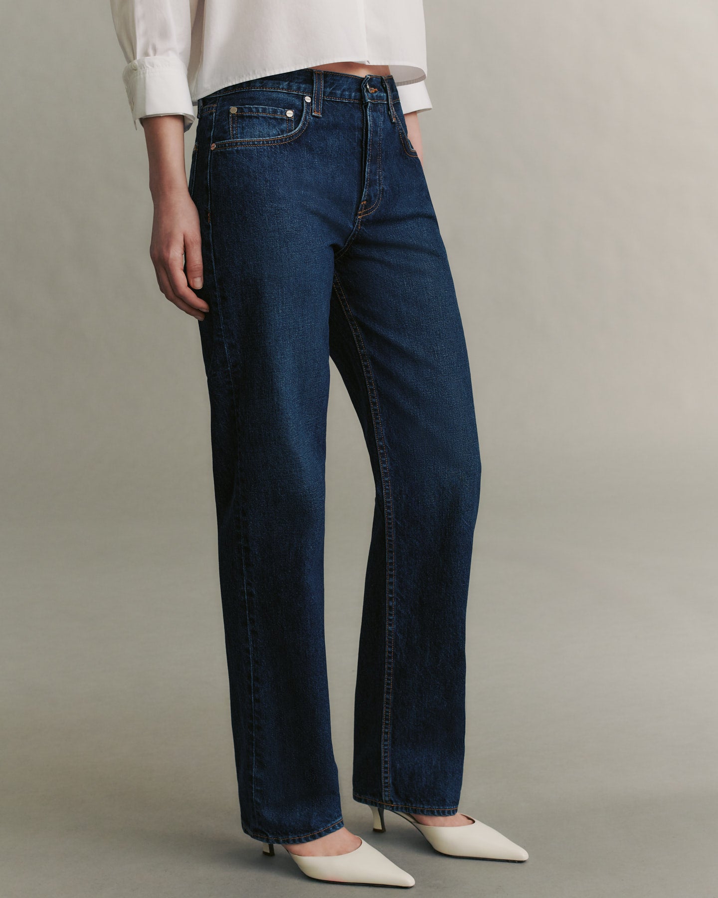 TWP Dark wash Soda Pop Jean in Dark Wash Denim view 1